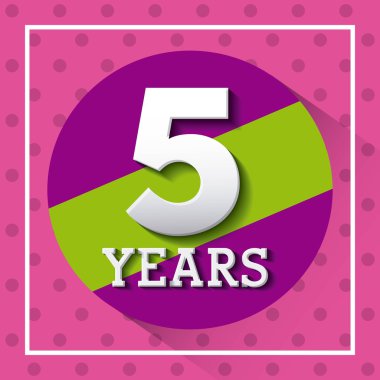 evlilik yıldönümlerinden kartı simgesi tasarım