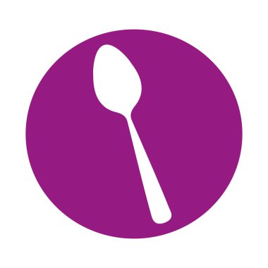 aracı çatal bıçak takımı siluet simge