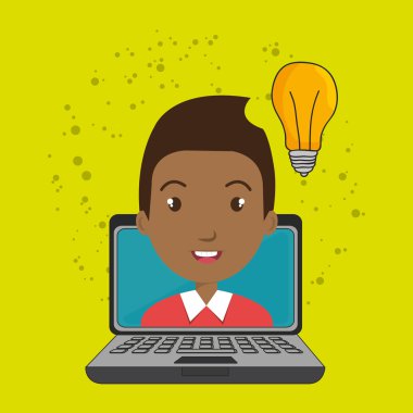 Öğrenci dizüstü fikir Okulu