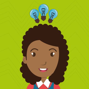 çocuk öğrenci fikir simgesi