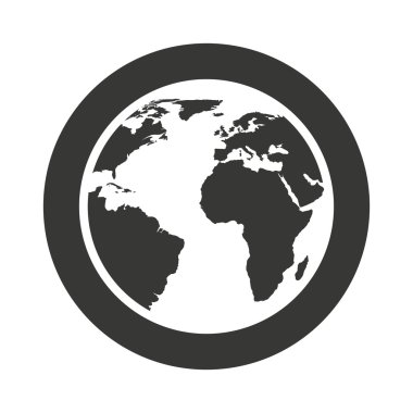 dünya gezegen earth simgesini