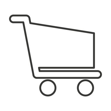 sepeti alışveriş izole simgesi