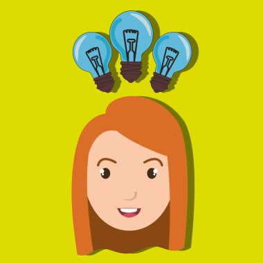 çocuk öğrenci fikir simgesi