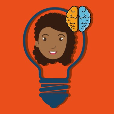 çocuk öğrenci fikir simgesi