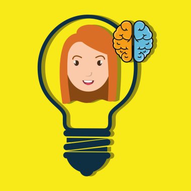 çocuk öğrenci fikir simgesi