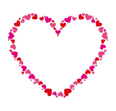 kalp aşk izole simgesi