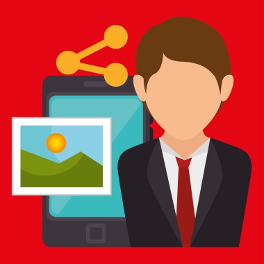 karakter paylaşım smartphone görüntü