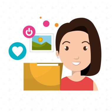 kadın klasörü Fotoğraf web