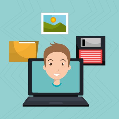 adam laptop disket ağıl