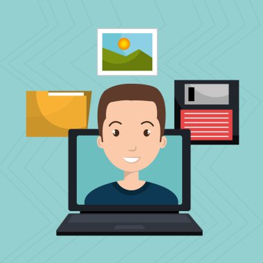 adam laptop disket ağıl