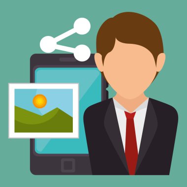 karakter paylaşım smartphone görüntü