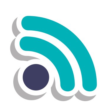 WiFi dalgalar sinyal simgesi