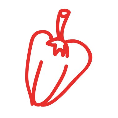 biber sebze sağlık simgesi