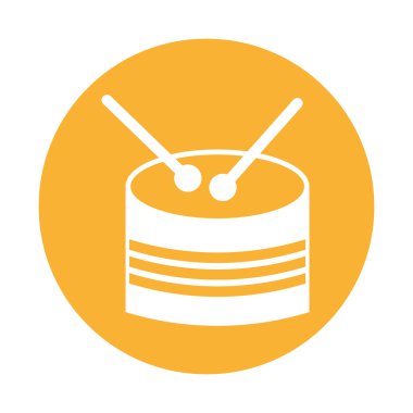 davul bebek oyuncak izole simgesi