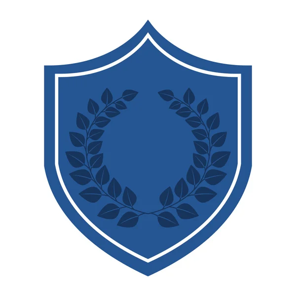 Escudo de seguridad aislado icono — Archivo Imágenes Vectoriales