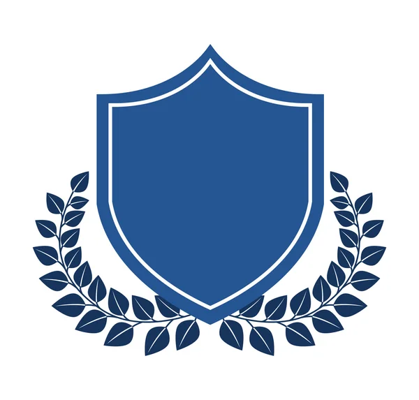 Escudo de seguridad aislado icono — Archivo Imágenes Vectoriales