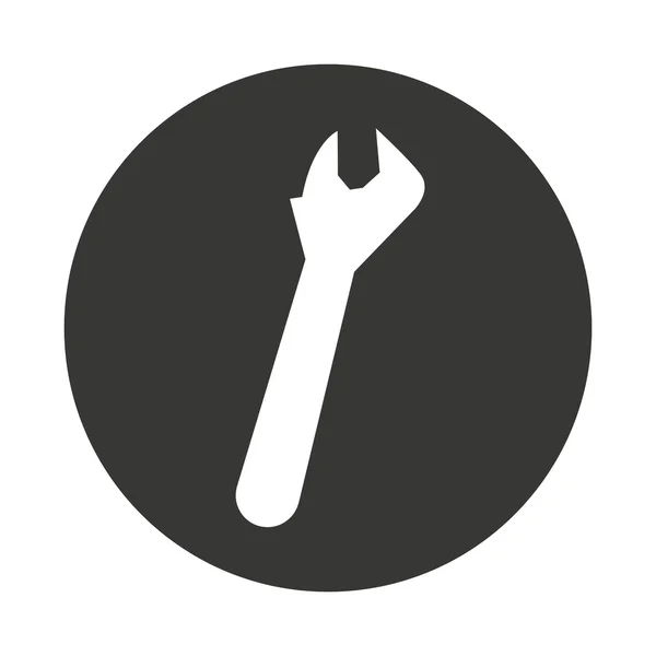 Ikona budowy narzędzia kluczowego — Wektor stockowy