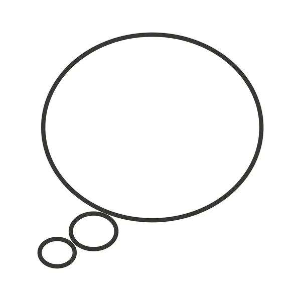 Geïsoleerde pictogram van de zeepbel van spraak — Stockvector