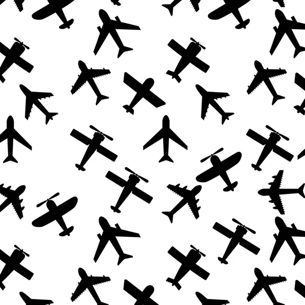 飞机的轮廓孤立的图标 — 图库矢量图片