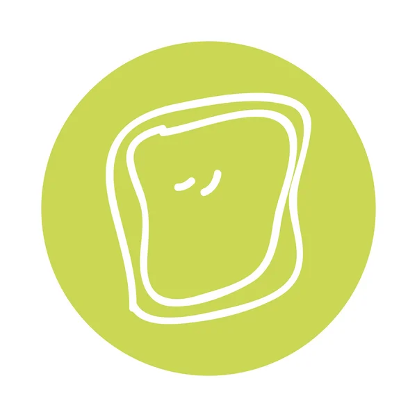 Panadería icono del producto — Vector de stock