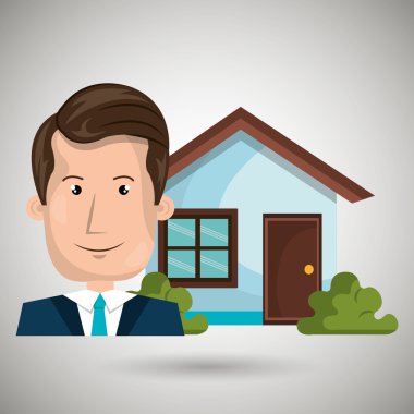 adam ev Emlak simgesi