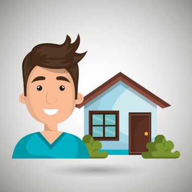 adam ev Emlak simgesi