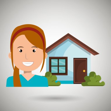 adam ev Emlak simgesi