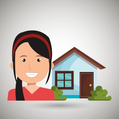 adam ev Emlak simgesi