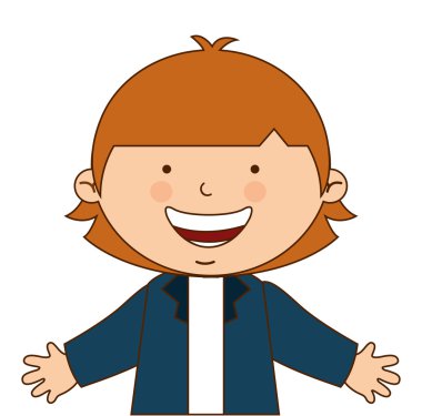 izole mutlu çocuk öğrenci üniforma