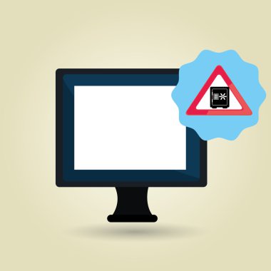 dizüstü bilgisayar virüs güvenli sembolü