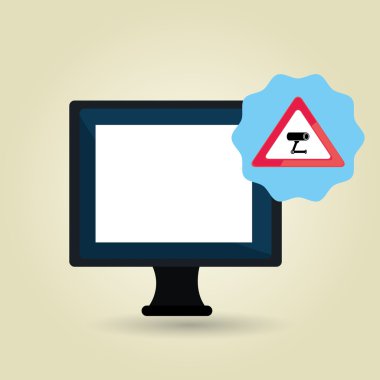 dizüstü bilgisayar virüs güvenli sembolü