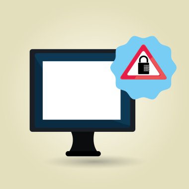 dizüstü bilgisayar virüs güvenli sembolü