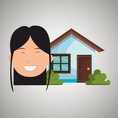 adam ev Emlak simgesi