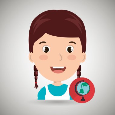 öğrenci okul öğesi simgesi