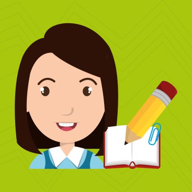 öğrenci okul öğesi simgesi