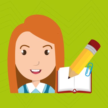 öğrenci okul öğesi simgesi