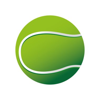 Tenis topu spor simge vektör