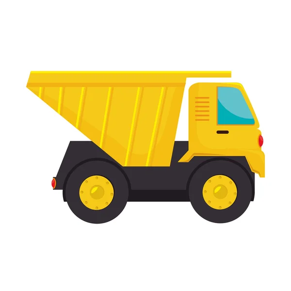 Truck dump cargo icon vector — Stock Vector