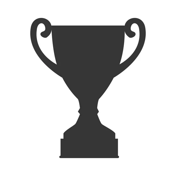 Vetor ícone campeão copo troféu —  Vetores de Stock