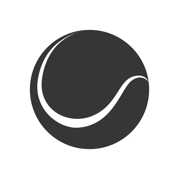 Tennis ball sport icon vector — Stock Vector
