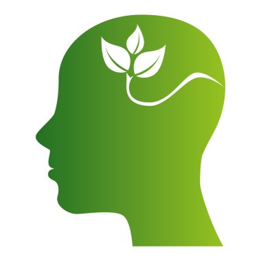 baş bitki yeşil ekoloji simge vektör