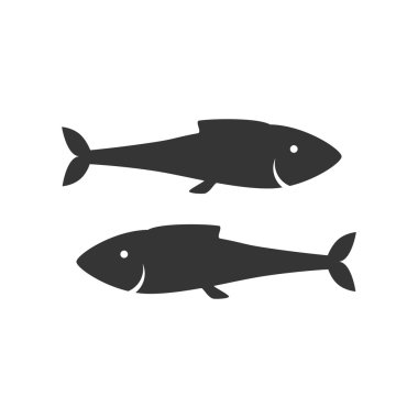 Balık hayvan deniz zodyak vektör simgesi