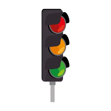 light traffic signal street stoplight icon clipart
