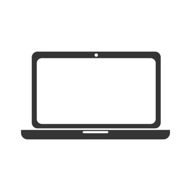 dizüstü ekran bilgisayar taşınabilir teknoloji elektronik simgesi vecto