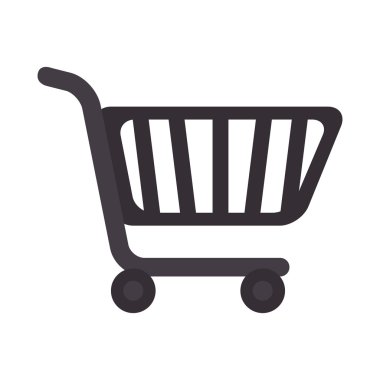 sepeti süpermarket alışveriş simge vektör