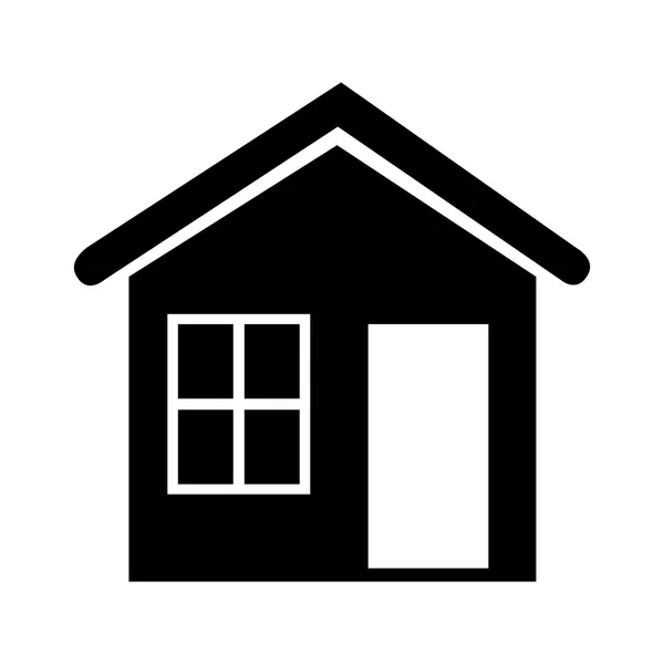 Huis klassieke eigenschap pictogram vector — Stockvector