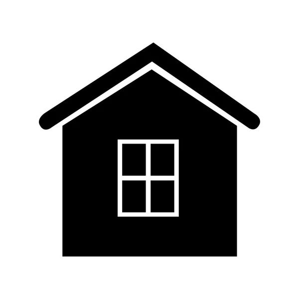 Huis klassieke eigenschap pictogram vector — Stockvector