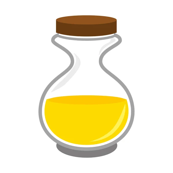 Olja olivolja cork ikonen vektor — Stock vektor