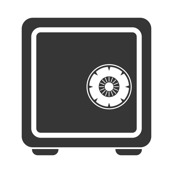 Caja de seguridad icono seguro vector — Archivo Imágenes Vectoriales