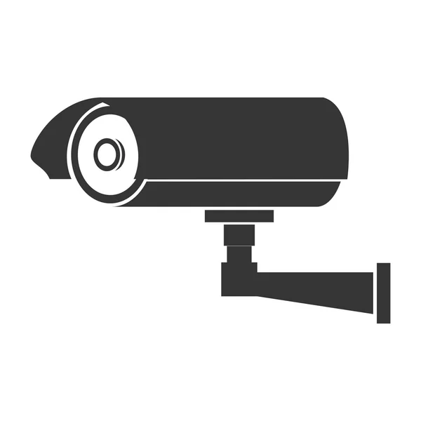 Camera technologie beveiligingspictogram — Stockvector